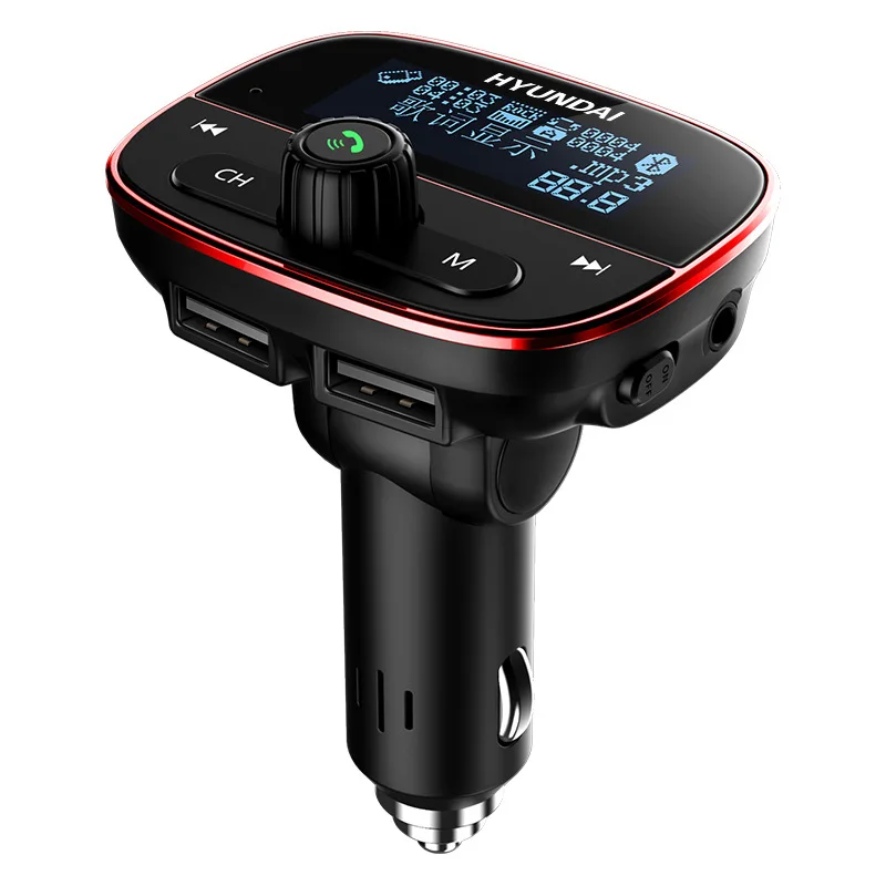 Konrisa FM передатчик модулятор Aux Ouput Handsfree Car Kit Bluetooth музыкальный плеер двойной USB