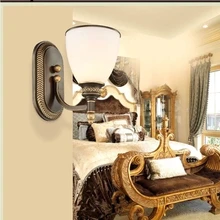 American Vintage Wall Sconce Creative Glass LED Wall Light Fixtures For Home Lighting Bedside Wall Lamp Lampe Murale American Vintage Wall Sconce Creative Glass LED Wall Light Fixtures For Home Lighting Bedside Wall Lamp Lampe Murale