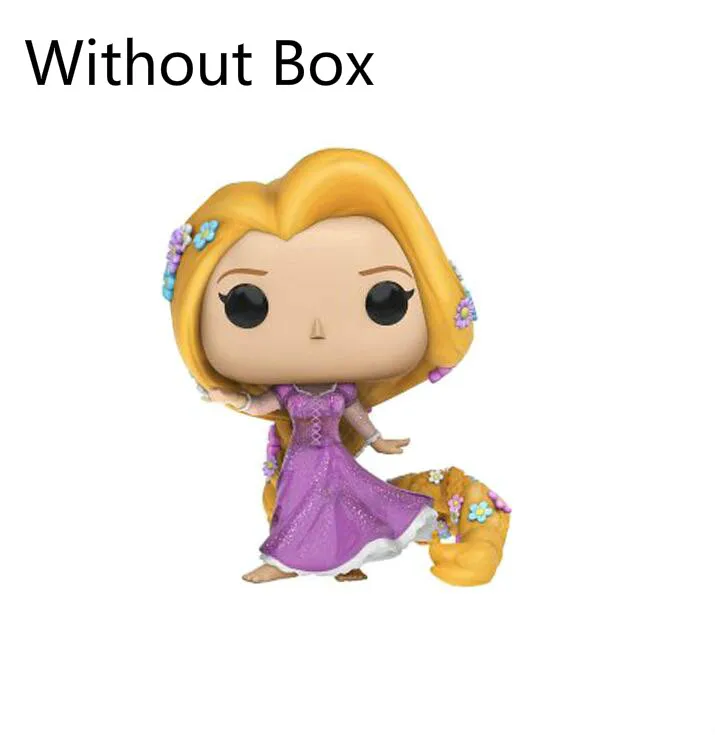 Funko Pop оригинальная мультяшная Принцесса Эльза Белл Алиса Анна Снежная Коллекция Модель игрушки Виниловая фигурка детские игрушки - Цвет: No Box