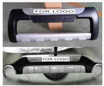 

Fit For Subaru Forester 2008-2012 Front+ Rear Bumper Diffuser Bumpers Lip Protector Guard skid plate ABS Chrome finish 2PES