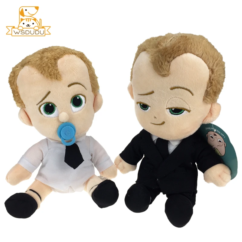 

The Boss Baby Cute Leader Anime Cartoon Plush Stuffed Toys Kawaii Leadership Suit Clothes Diaper Mini Dolls CEO Children Gifts