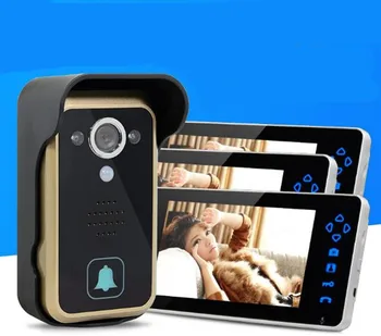 

7 Inch Wireless Intercom 120 Degree Wide Angle Lens 180 Degree Adjustable