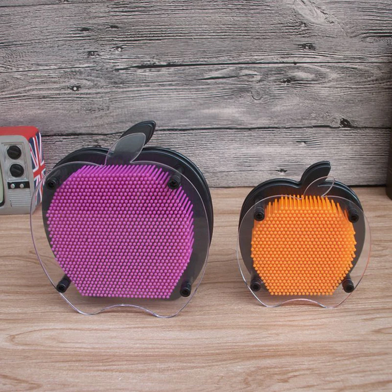 Apple 3D антистресс клон отпечатков пальцев игла живопись Новинка Gag Игрушечные