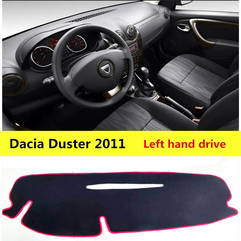 

AIJS car dashboard dustproof pad cover for Dacia Duster 2011 left hand drive Auto dashboard Protective mat for Dacia Duster 2011