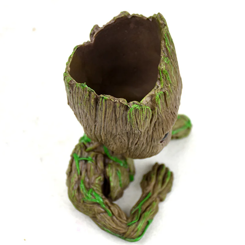 Цветочный Горшок детский кашпо «Грут» сеялка фигурки дерево человек модель игрушка для детская подставка для ручек креативный сад цветочный горшок
