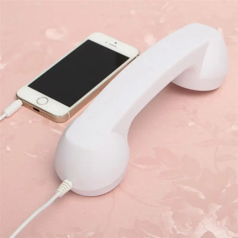 2017 New Arrival Classic 3.5 mm Comfort Retro Phone Handset Mic Speaker Phone Call Receiver For iphone 5 6 7 Free shipping