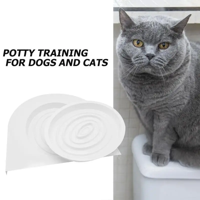 Популярный набор для обучения кошачьим унитазам, пластиковый поднос для щенков, поднос для домашних животных, товары для чистки здоровых домашних животных, кошек, унитаз для людей