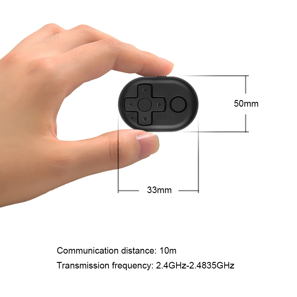 Беспроводной Bluetooth пульт дистанционного управления спуска затвора для камеры телефона селфи палка ТВ QJY99