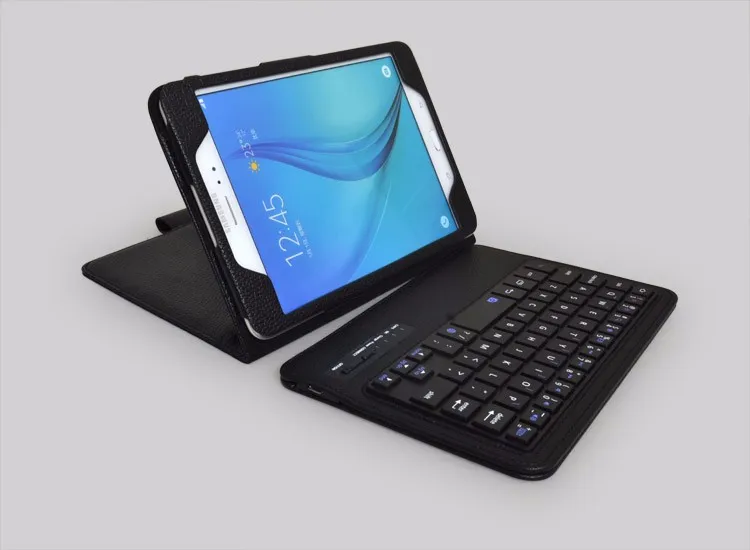 Портфель Folio PU кожаный чехол для Samsung Galaxy Tab S2 8,0 T710 T715 R Съемный беспроводной Bluetooth клавиатура чехол