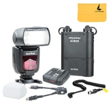Godox TT685N i-TTL Camera Flash + X1N Flash Trigger + PB960 Battery Pack + Power Cable kit for Nikon DSLR Camera