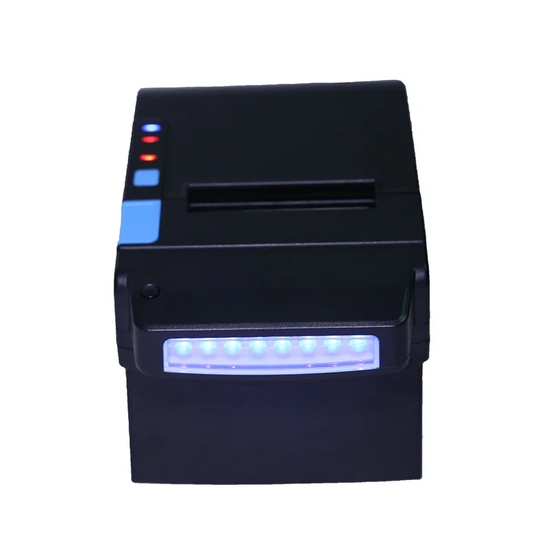 

POS printer With Automatic paper cutter function Money Detector 300mm/s 80mm thermal printer receipt Small ticket barcode GZ8003