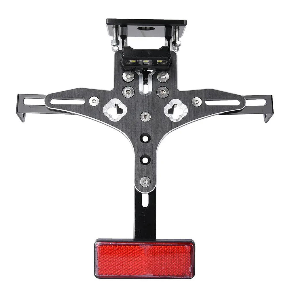 Для Yamaha YZF R6 YZF-R6 1998 1999 2000 2001 2002 мотоцикла держатель номерного знака свет крыло выпрямительный кронштейн крепление Алюминий