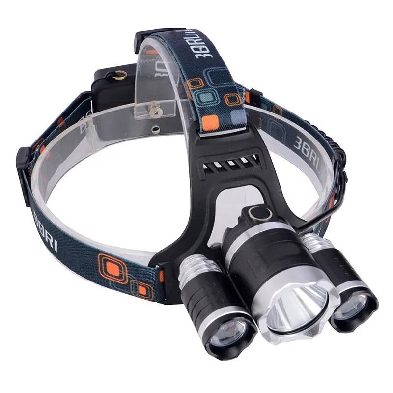 Hot Sale Portable Headlamp 3 LED 5000 Lumens Bright Hiking Camping Tent Lantern Lamp Light Fishing