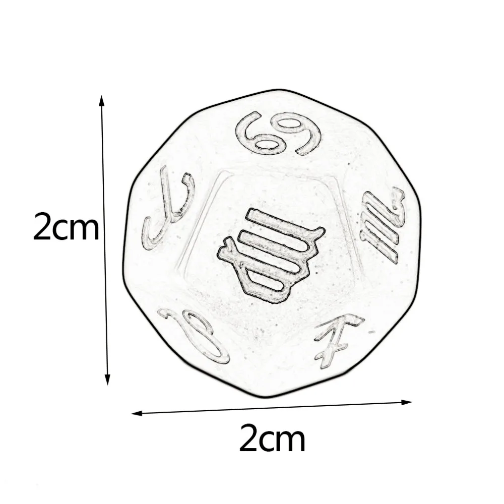 3 шт 9 многогранные кости астрологические креативные игральные кости Астрология Таро Созвездие гадание для EZ Созвездие игры