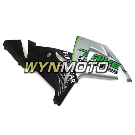 В комплекте Серебряный Зеленый Обтекатели для Кавасаки ZX-10R ZX10R 2004-2005 04 05 год впрыск АБС пластмасса мотоцикла крышки панели