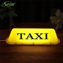 14 Portable Light Accessories Waterproof Taxi Magnetic Base Roof Top Car Cab LED Sign Light Lamp 5V USB White Lamp Bulb Lights waterproof taxi cab top lamp magnetic car vehicle indicator lights with cord and plug waterproof taxi top light