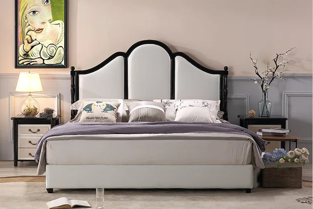 Special Offers Europe and America Genuine leather bed frame Soft Beds Home Bedroom Furniture cama muebles de dormitorio / camas quarto 1.8*2 m Special Offers Europe and America Genuine leather bed frame Soft Beds Home Bedroom Furniture cama muebles de dormitorio / camas quarto 1.8*2 m