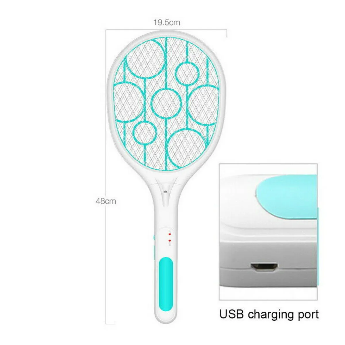 Мухобойка от комаров USB Перезаряжаемый Электрический светодиодный светильник теннисная летучая мышь ручной ракетки насекомых муха ошибка ОСА