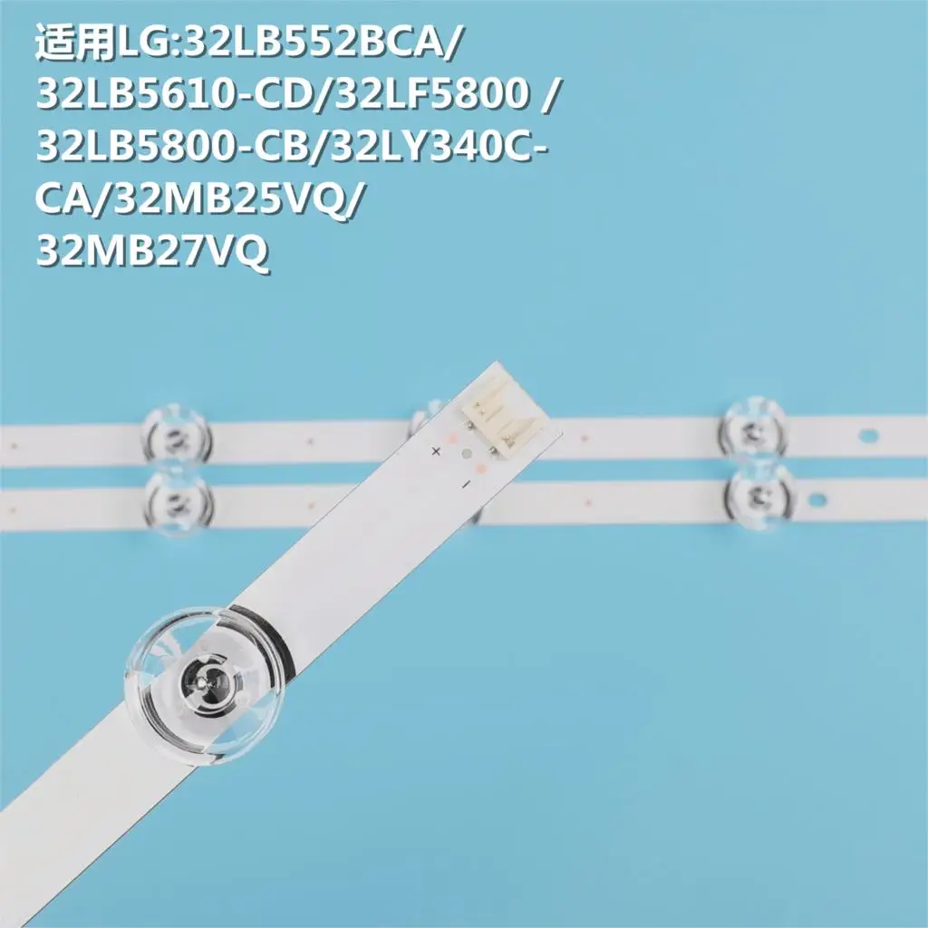 Светодиодный подсветка полосы 6 лампы для LG 32 &quotТВ 32MB25VQ 6916l 1974A 1981A lv320DUE 32LF580V 32LB5610