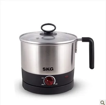 HOT! Convenient SKG JR-10A Stainless steel electric cooking pot home &amp office steamer boiler Free shipping |