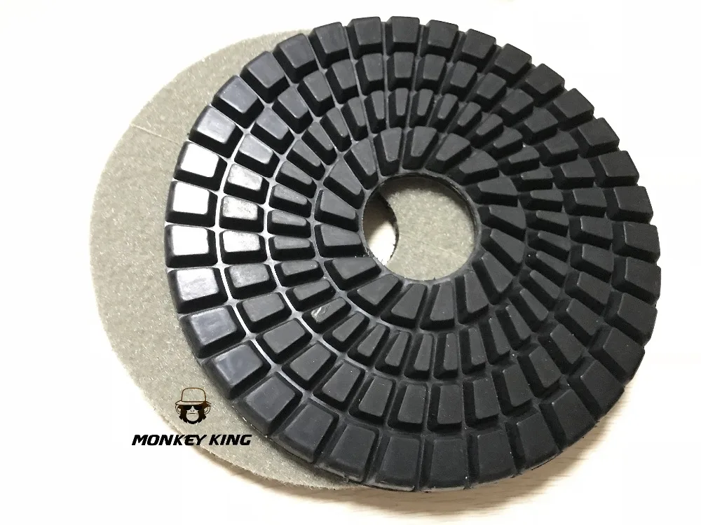 10mm thickness 225mm wet Diamond Polishing Pad for concrete cement  (2)