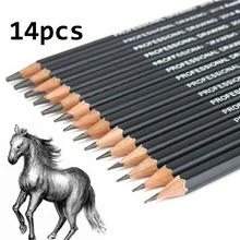 Drawing Pencil-Stationery Hb-Pencil 6B Sketch Professional Writing 4H Supply 12B 10B