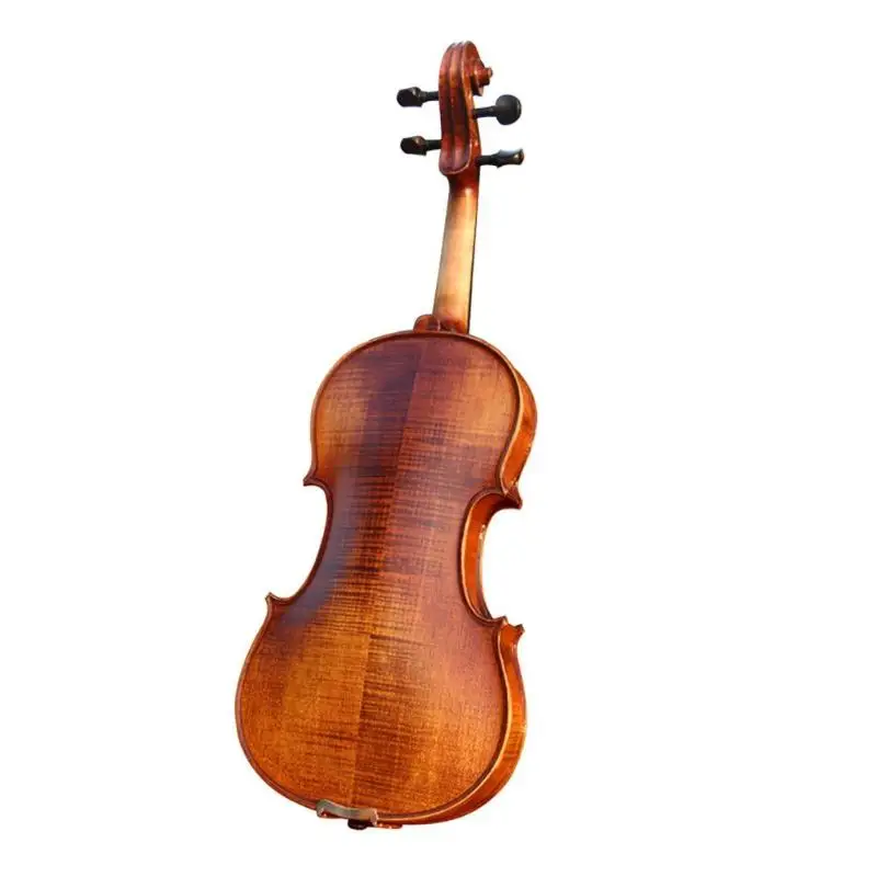 Ручной работы античный матовый скрипки ели дерево с лук плечевого упора для музыкальных струнный инструмент любителей начинающих