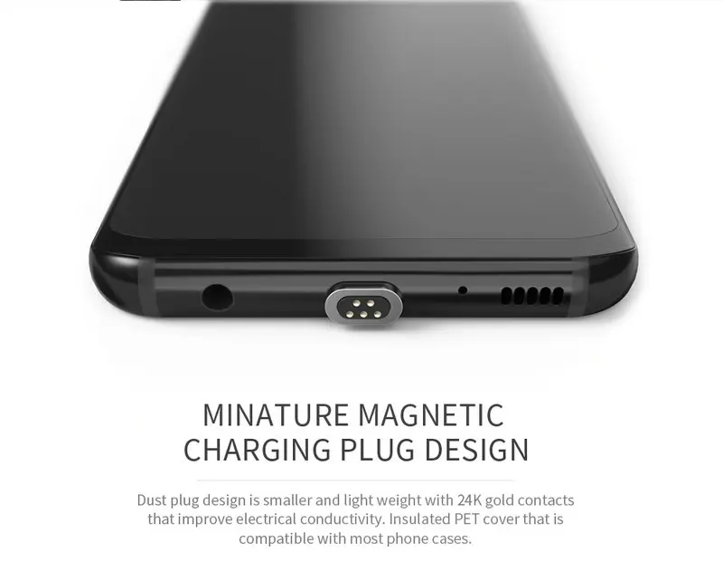 WSKEN mini 2 Black Type C Magnetic fast charging usb cable (3)