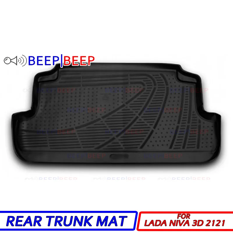 

For Lada Niva 2121 3D car trunk mats liner boot cargo mat tray floor carpet boot cargo rear mat car styling