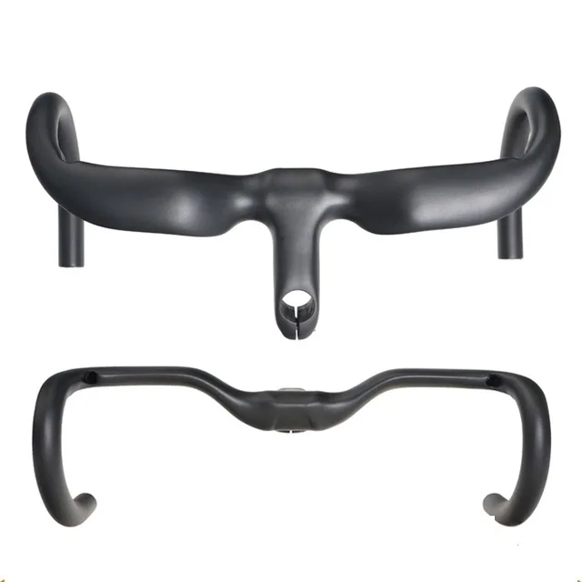 Nero Carbonio UD Opaco Road Track Bici Da Corsa in discesa Integrato Bar  Manubrio|drop handlebar|handlebar dropstem handlebar - AliExpress
