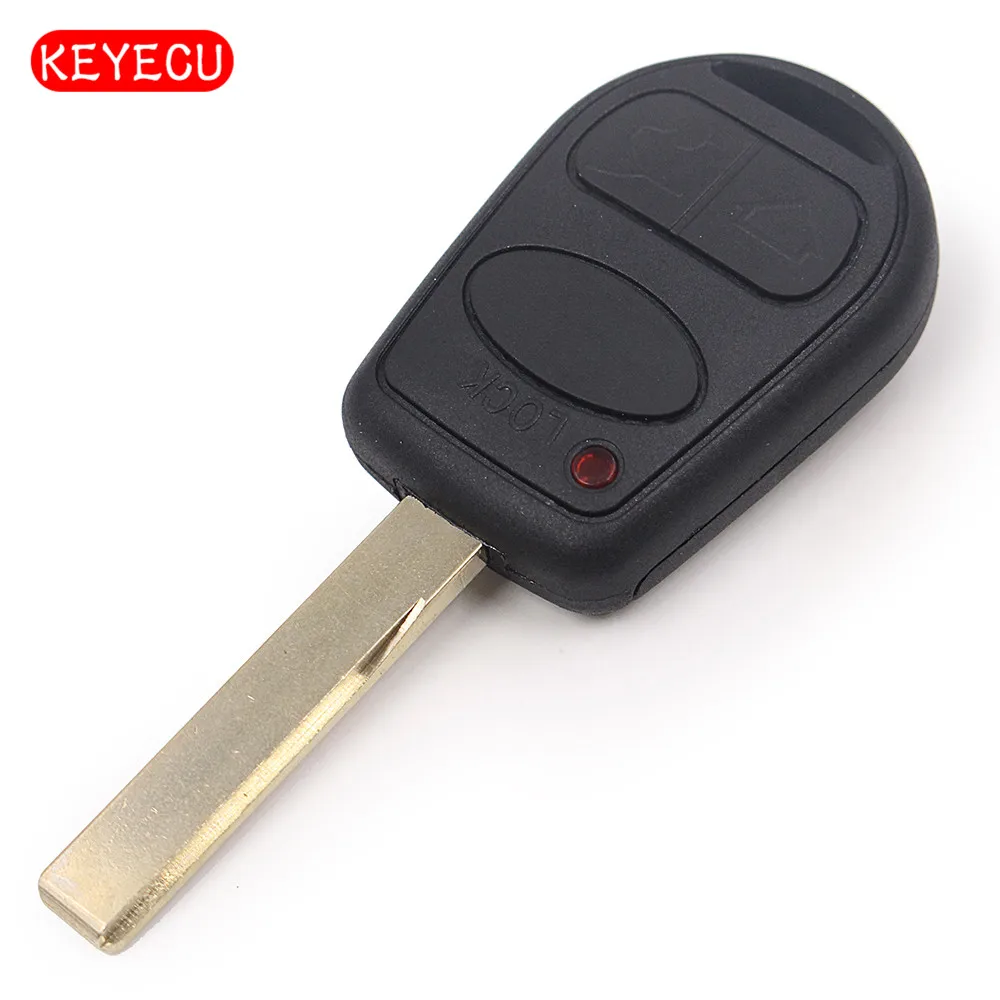 Keyecu Remote Key Case Fob 2 Button for LANDROVER Range Rover 2002 2006