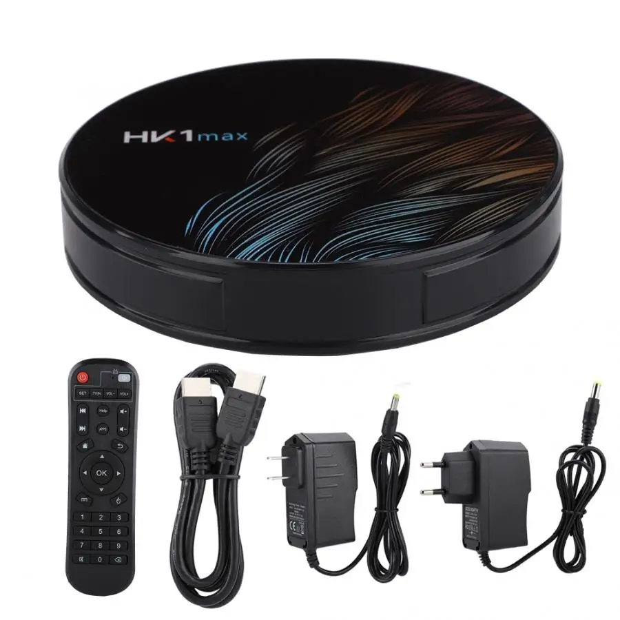 HK1 MAX RK3328 4+ 64G Dual WiFi+ BT4.0 STB Smart tv Box HD Smart медиа для Android 9,0 Smart Android tv Box