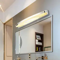 Светодиодный свет зеркала акрил ночники долго яркий светодиодный Анти-туман водонепроницаемый ванная комната, зеркало, лампа
