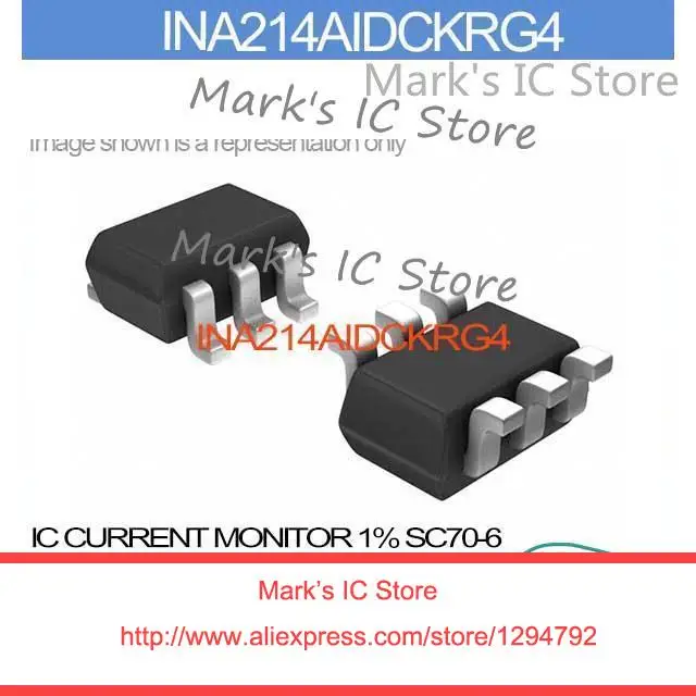 INA214AIDCKRG4 IC CURRENT MONITOR 1 SC70 6 INA214AIDCKR 214A INA214AID