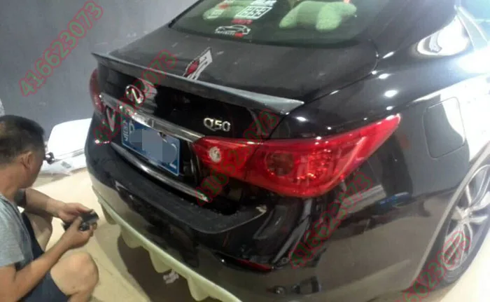 

Fit for infiniti Q50 AST carbon fiber rear spoiler rear wing