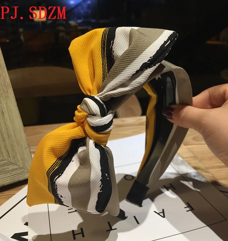  Bowknot Women Sweet All Match Hairband Brief Fashion Korea Hair Accessories Female Trend Girl Headw