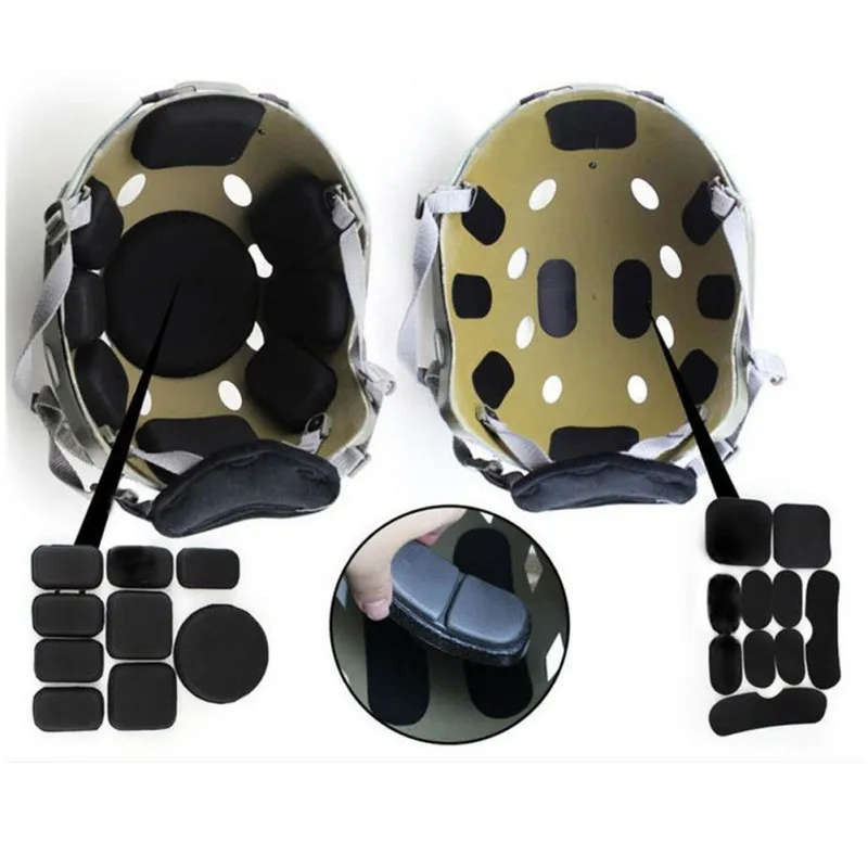 

19 Pcs/set Combat Paintball Airsoft Tactical Military Helmet Pads Hunting Helmet Protective Pad EVA
