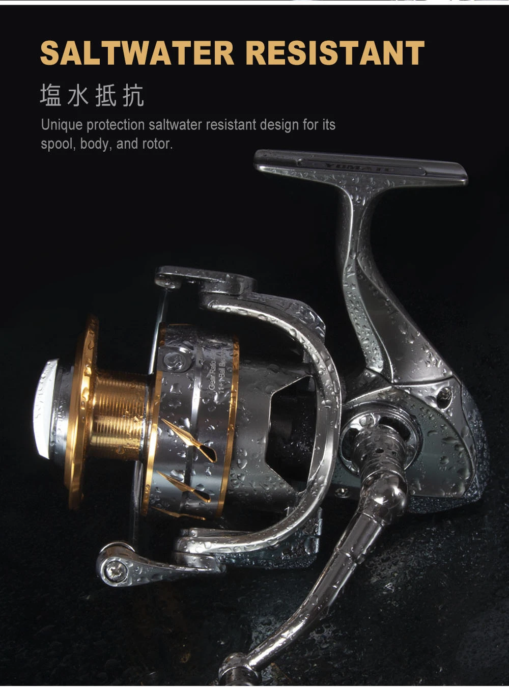 Molinete de Fiação Hunthouse Japão Pesca Saltist Lsw3000-lsw10000 4.9: 1 5.1: 10bb Liga 20kg Jigging Fiação Trolling Carretel Fez 17 Cheap Carretilhas de pesca