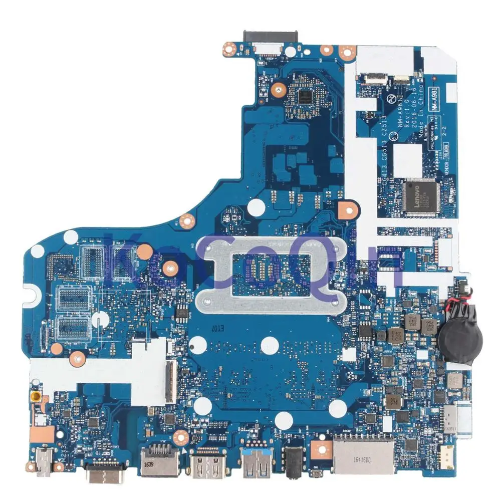 Best  KoCoQin Laptop motherboard For LENOVO IdeaPad 310-14IKB I5-7200U Mainboard CG413 CG513 NM-A981 5B20