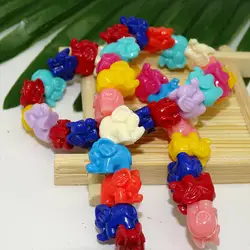 Смешанный Цвет создан коралловый слон Spacer Бусины и бисер DIY Craft Материал для изготовления ювелирных изделий Оптовая бисера