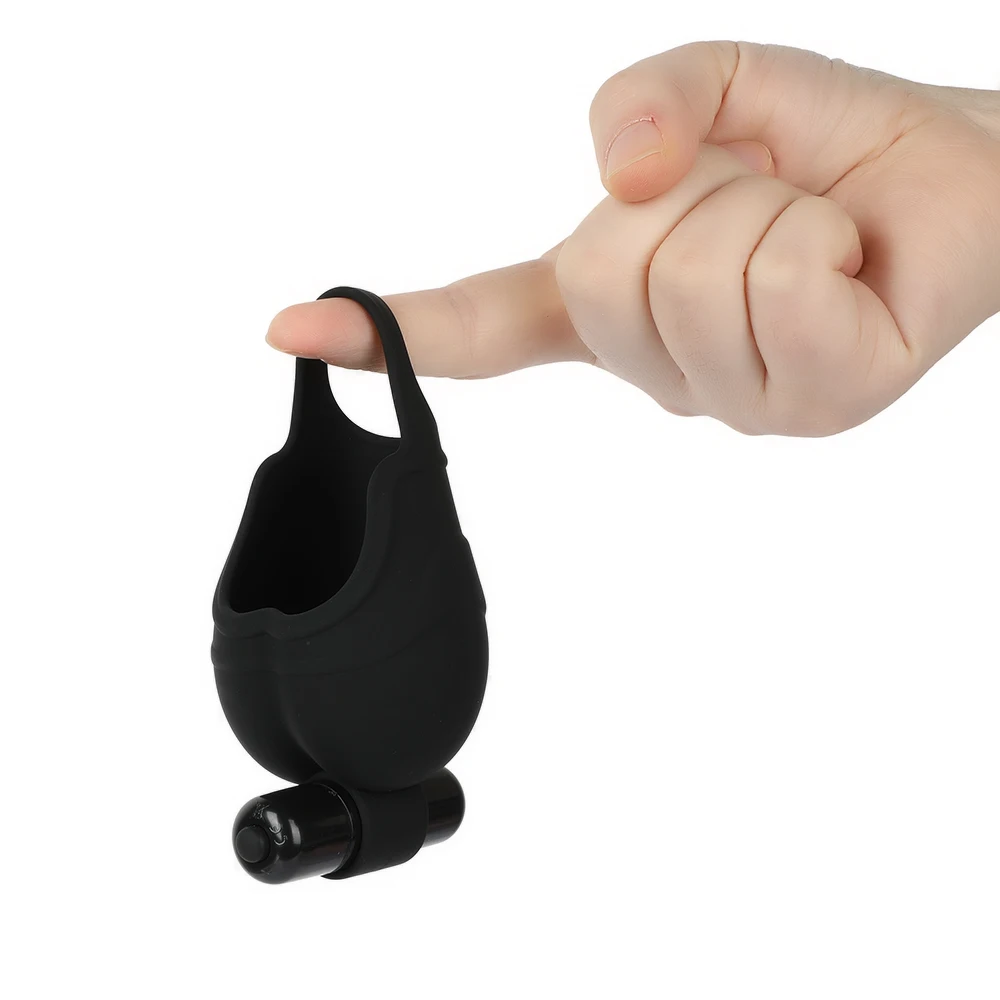 Silicone Men Testicle Massager Vibrator Scrotum Cock Ring Delay Ejaculation Silicone Cockring Adult Sex Toys For Men Masturbator (5)