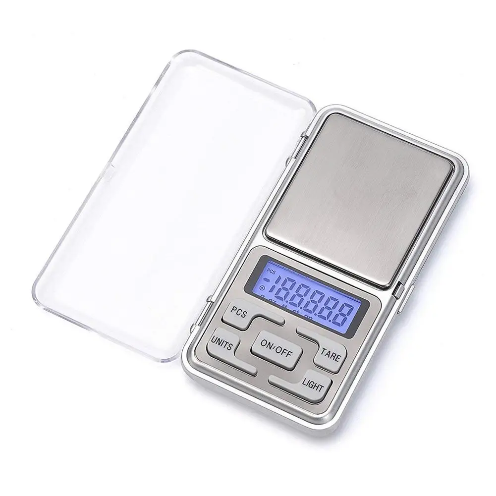 

New Mini Digital Scale High Accuracy Backlight Electric Pocket For Jewelry Gram Weight For Kitchen 100/200/300/500g 0.01/0.1g