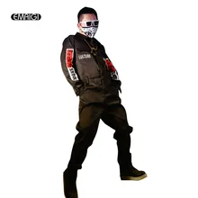 Мужские комбинезоны с длинным рукавом в стиле хип-хоп, уличная мода, повседневные рабочие штаны-шаровары, мужские повседневные штаны, Комбинезоны