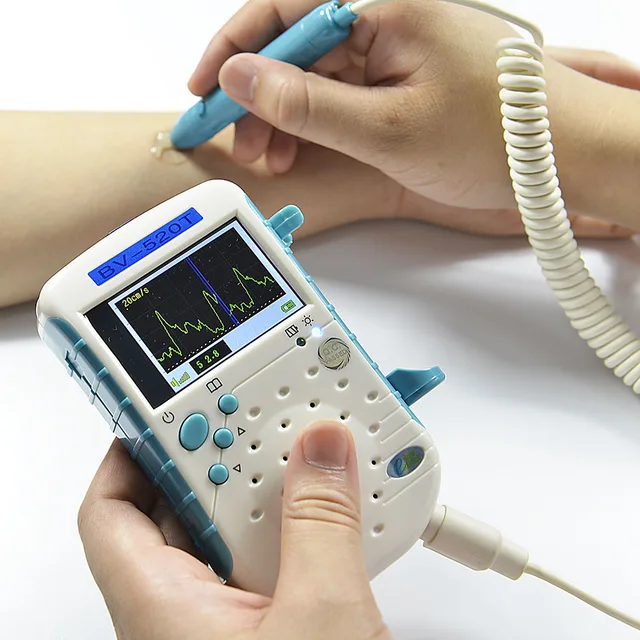 Unbidirection vascular doppler BV520T with color LCD digital and
