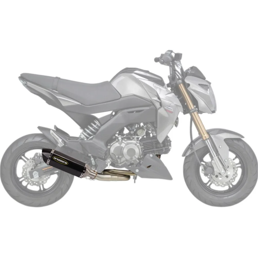 Глушитель выхлопной системы мотоцикла для KAWASAKI Z125 Z 125 PRO 2016 2018 с глушитель средней