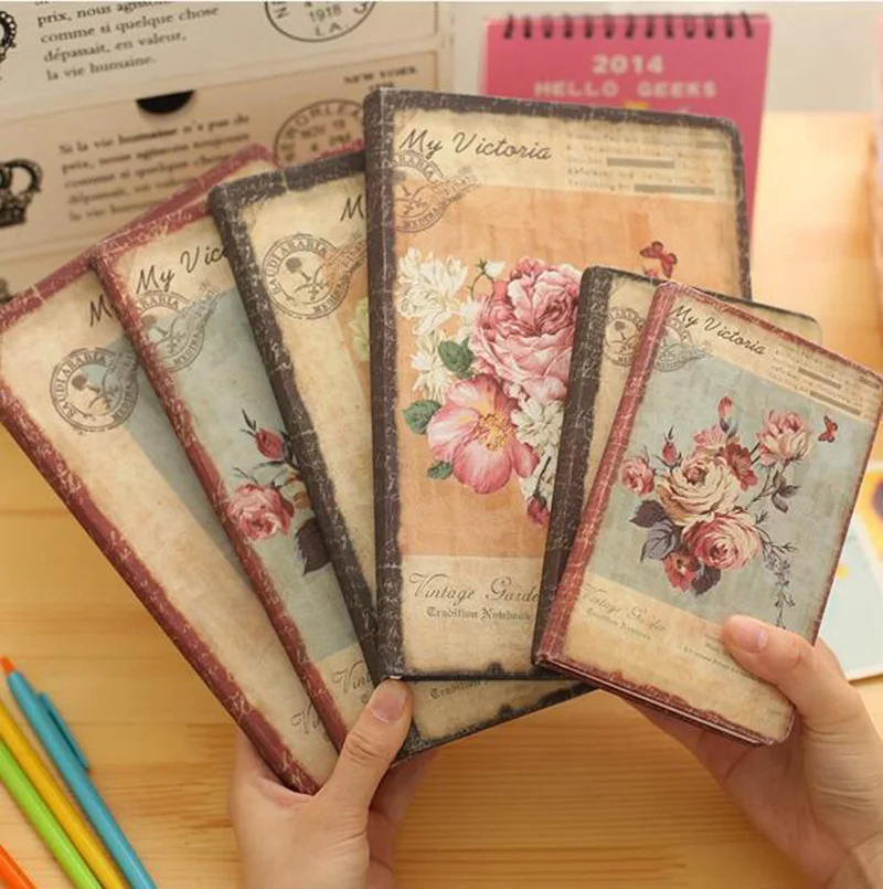 

Retro PU Floral Leather Fingerprint Signature Guest Book Party get-together sign in Book Schedule Notebook sign Supplies HR