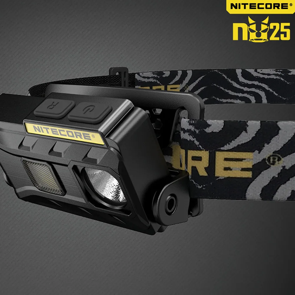 Nitecore NU25 3LED перезаряжаемый налобный фонарь 360лм тройной выход легкий фонарь для наружного бега и велоспорта