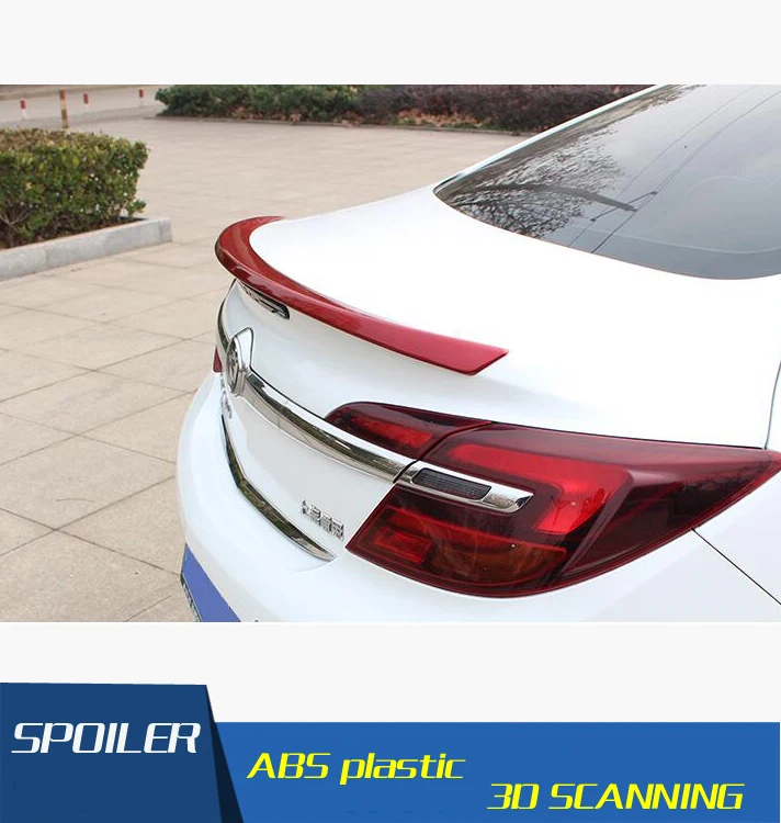 

For BUICK Regal GS Spoiler ABS Material Car Rear Wing Primer Color Rear Spoiler For BUICK Regal GS Spoiler 2009-2015