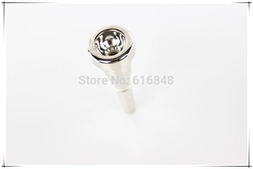 

1PCS Trumpet Accessories Professional Bb Trumpet Mouthpiece High Quality Brass Silver Plated Special Aggravating