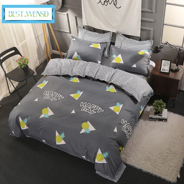Best Wensd Lovely Pinele Quilt Cover Set Microfiber Fiber Home Wensd Lovely Pinele Quilt Cover Set Microfiber Fiber Home Textiles Duvet With Corner Ties Queen Comforter Sets